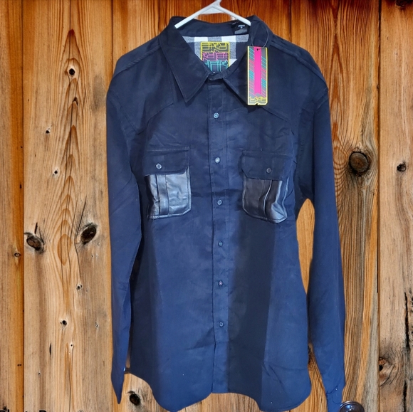 Screech Ls woven.Mens Long Sleeve. XL. - Picture 6 of 7